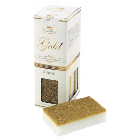 Royal Prémium „Gold” mosogatószivacs 6 db