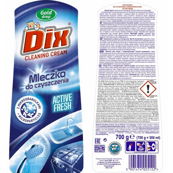 Dix Folyékony Súroló Active Fresh 500ml