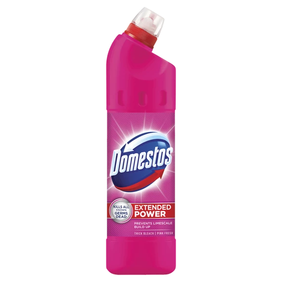DOMESTOS Extended Power fertőtlenítő hatású folyékony tisztítószer Pink Fresh 750 ml