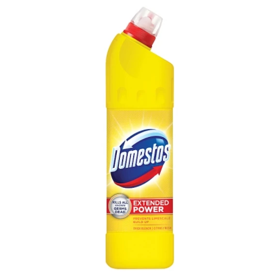 DOMESTOS Extended Power fertőtlenítő hatású folyékony tisztítószer Citrus Fresh 750 ml