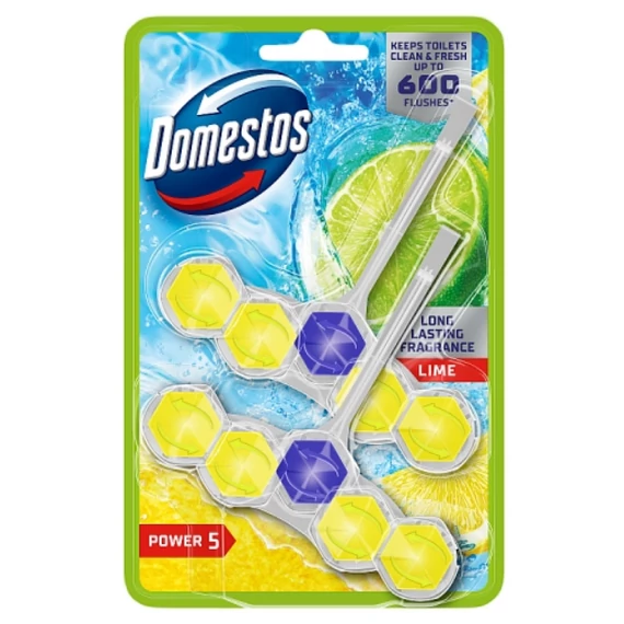 Domestos Power 5 Lime WC frissítő blokk 2 x 50 g