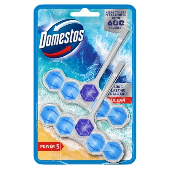 Domestos Power 5 Ocean WC frissítő blokk 2 x 50 g