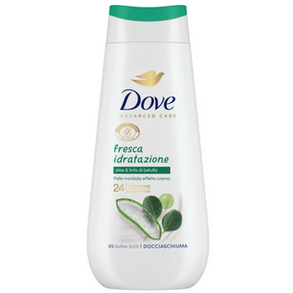 Dove Tusfürdő 225 ml Hydrating Care Aloe&Birch / Aloe&Betulla