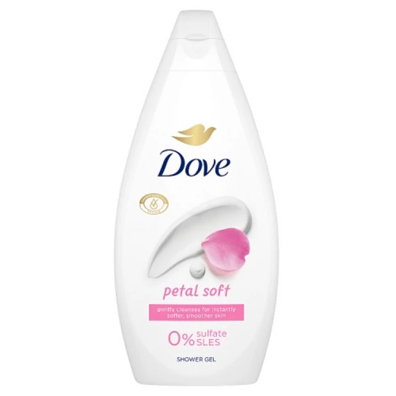 Dove Krémtusfürdő 450 ml Petal Soft 