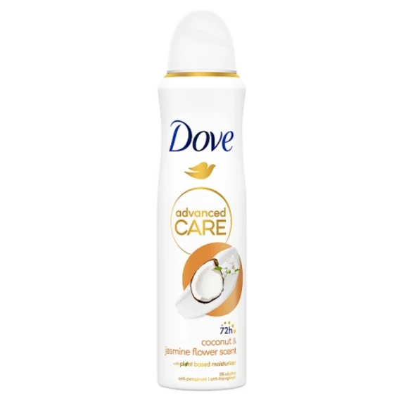 DOVE Deo Spray 150 ml Advanced Care Coconut & Jasmine Flower izzadásgátló