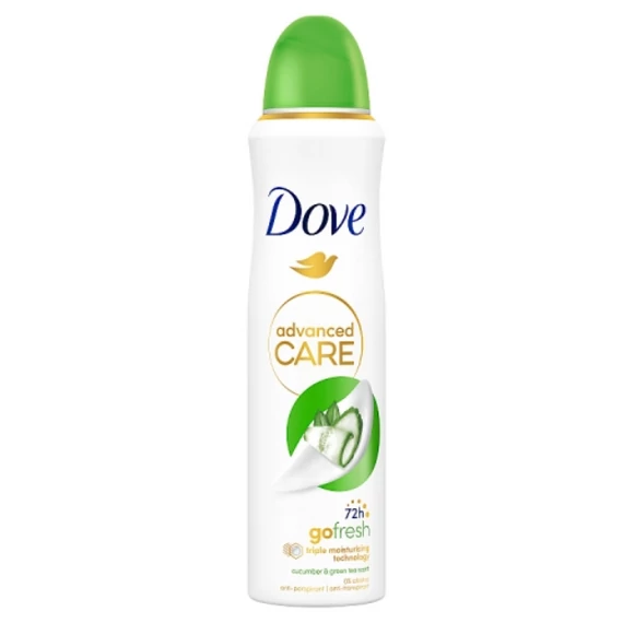 DOVE Deo Spray 150 ml Go Fresh uborka és zöld tea izzadásgátló aeroszol