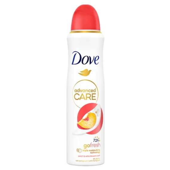 DOVE Deo Spray 150 ml Advanced Care Go Fresh Peach & White Blossom izzadásgátló