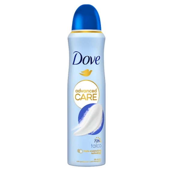 DOVE Deo Spray 150 ml Advanced Care Talco izzadásgátló