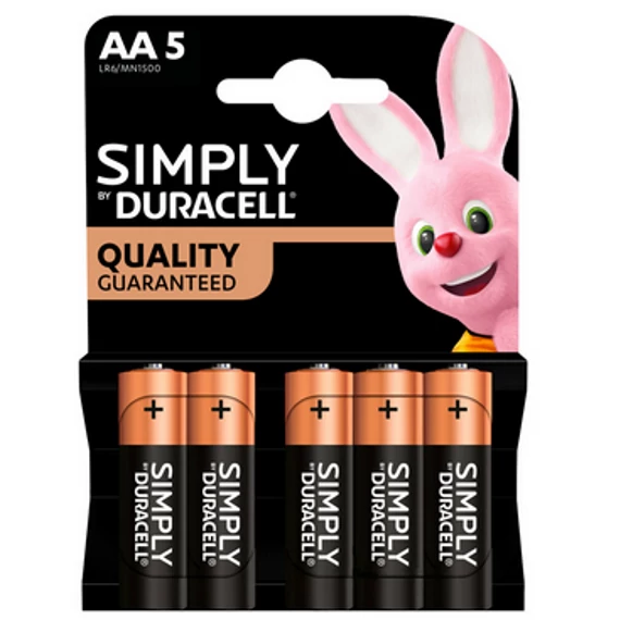 DURACELL ELEM AA 5 DB-OS SIMPLY