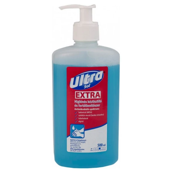 Ultra Sol Extra Fertötlenítő hatású folyékony szappan (Pumpás) 500 ml