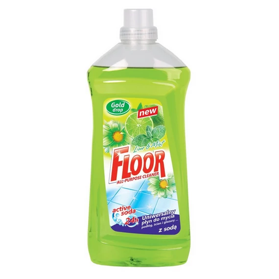 FLOOR UNIVERZÁLIS TISZTÍTÓ 1,5L LIME & MENTA  AKTÍV SZÓDÁVAL