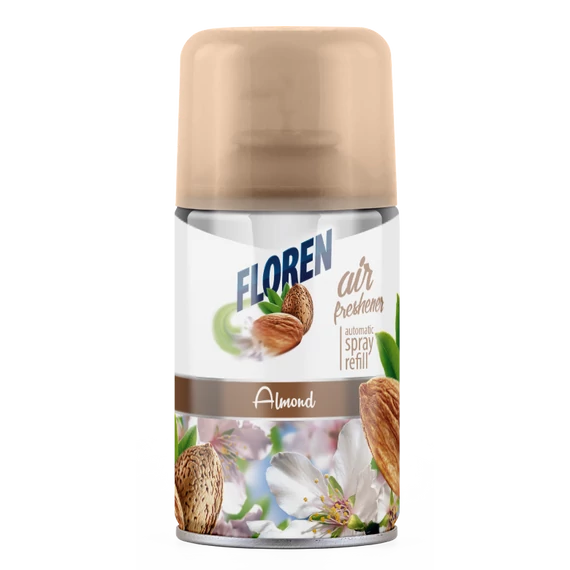 Floren légfrissítő  utántöltő / refill air freshener 250ml Almond