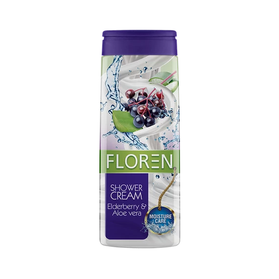 FLOREN TUSFÜRDŐ 300ML ELDERBERRY & ALOE VERA