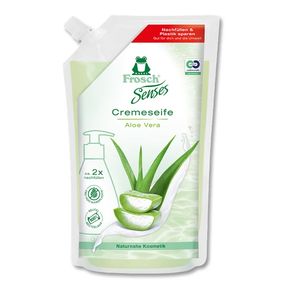 Frosch Folyékony Szappan utántöltő Aloe Vera 500 ml