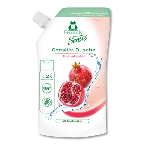 Frosch Tusfürdő Gránátalma utántöltő 500 ml