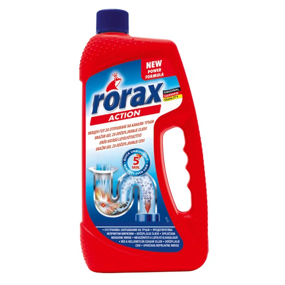 Rorax Lefolyótisztító Power Gél 1000 ml