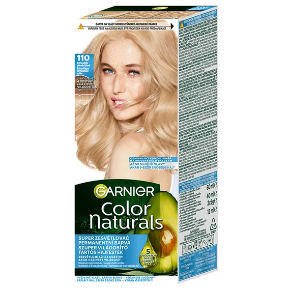 GARNIER Color Naturals tartós hajfesték - 110 Extra világos természetes szőke