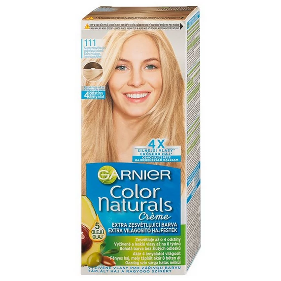 GARNIER Color Naturals tartós hajfesték - 111 Extra világos hamvasszőke