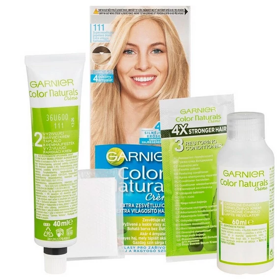 GARNIER Color Naturals tartós hajfesték - 111 Extra világos hamvasszőke