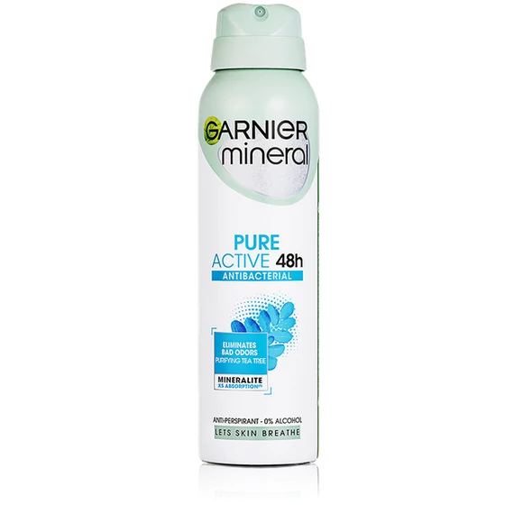 GARNIER DEO SPRAY 150ML PURE ACTIVE