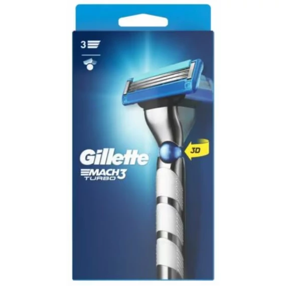 GILLETTE KÉSZ.BETÉT MACH3 TURBO 3D