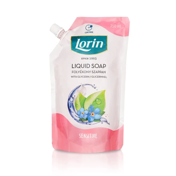 Lorin Folyékony Szappan 750ml Sensitive doypack