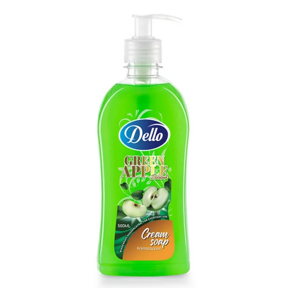 DELLO FOLYÉKONY SZAPPAN 500ML PUMPÁS ZÖLDALMA