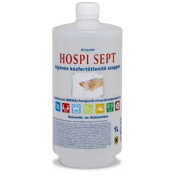 HOSPI-SEPT BAKTERICID 1L KÉZFERTŐTLENÍTŐ SZAPPAN