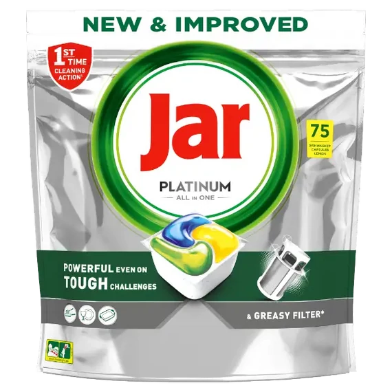 JAR KAPSZULA MOSOGATÓGÉPBE 75DB PLATINUM LEMON
