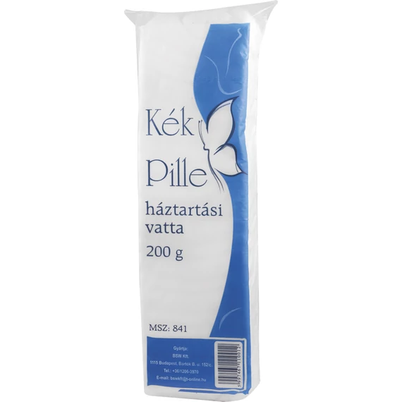KÉK PILLE VATTA 100% PAMUT 200GR