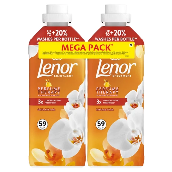 Lenor Gold Orchid Öblítő duo 118 mosáshoz - 2478 ml