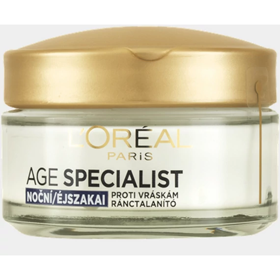 Loreal Age Specialist hidratáló éjszakai krém 45+, 50 ml