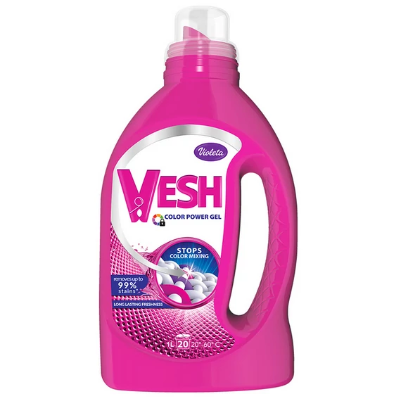 VIOLETA VESH Mosógél 1 L - Színes (20 mosás) 