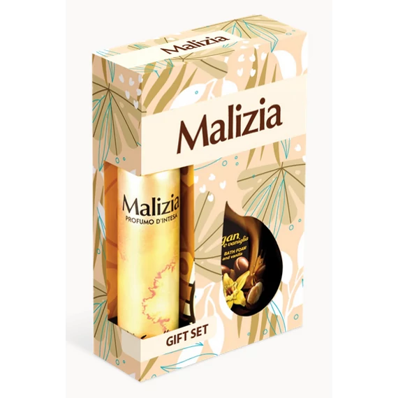 Malizia Ajándékcsomag Női Argan tusfürdő 300ml + Vanilla deo 100ml