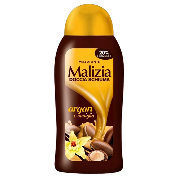 MALIZIA TUSFÜRDŐ 300ML ARGÁNOLAJ ÉS VANÍLIA
