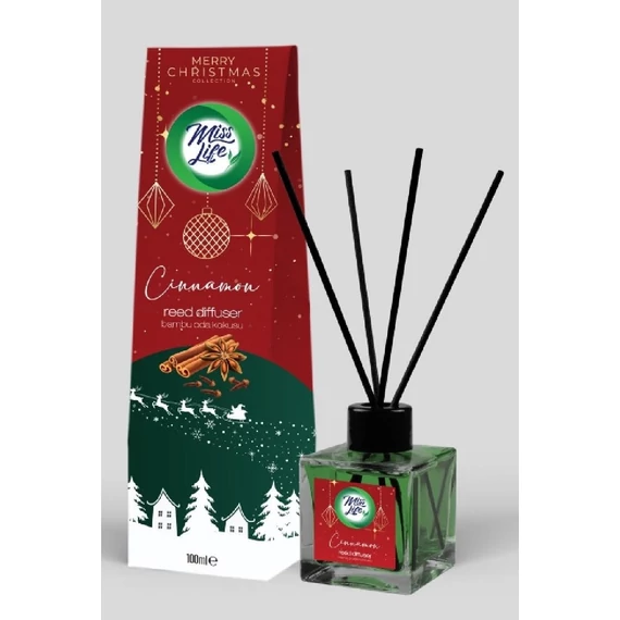 MISS LIFE PÁLCIKÁS LÉGFRISSÍTŐ 100ML FAHÉJ