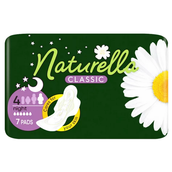 Naturella Ultra Night Camomile Egészségügyi Betét szárnyas betét 7 db