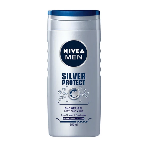 NIVEA Men Tusfürdő 250 ml Silver Protect