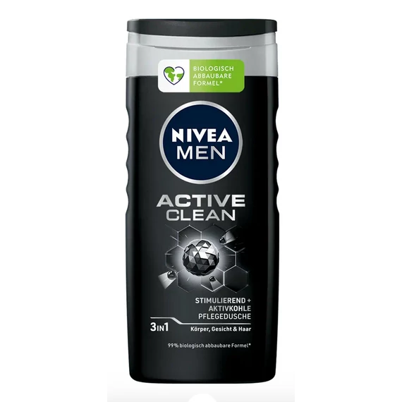 NIVEA Men Tusfürdő 250 ml Active Clean