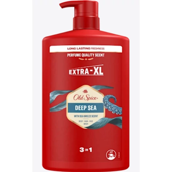 Old Spice Tusfürdő Pumpás 1 l Deep Sea 3in1