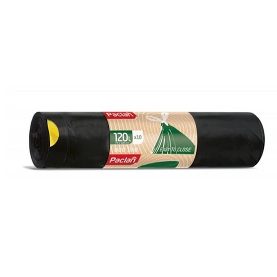 PACLAN ECOLINE ZÁRÓSZALAGOS SZEMETES 120L 10DB