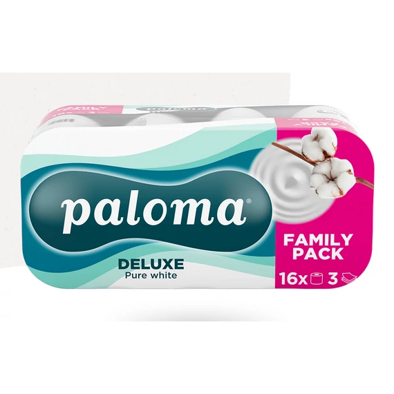 PALOMA DELUXE CARE EÜ. PAPÍR 16TEK. 3RTG PURE WHIT