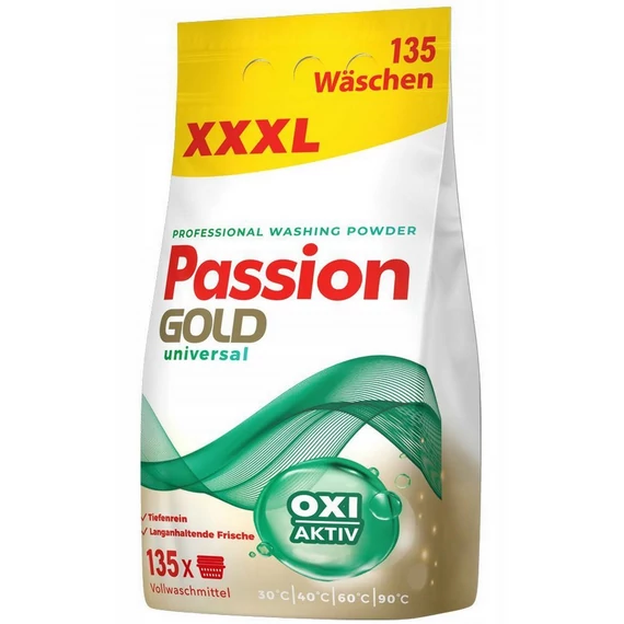 PASSION GOLD 8,1 KG MOSÓPOR /135WL/ UNIVERZALÁLIS
