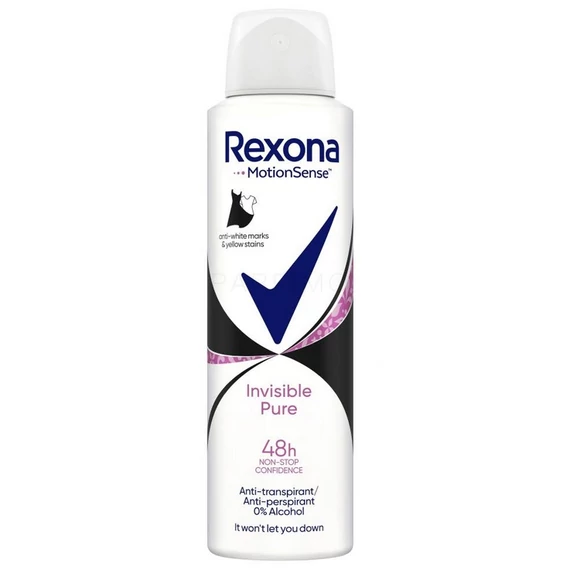 REXONA DEO 150ML INVISIBLE PURE
