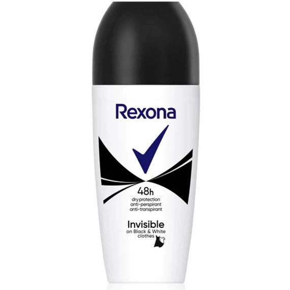 REXONA ROLL-ON 50ML INVISIBLE B+W