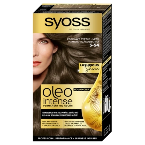 Syoss Oleo Intense tartós hajfesték 5-54 Hamas világos barna