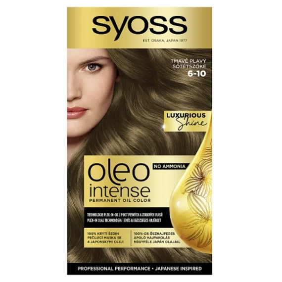 Syoss Oleo Intense tartós hajfesték 6-10 Sötétszőke