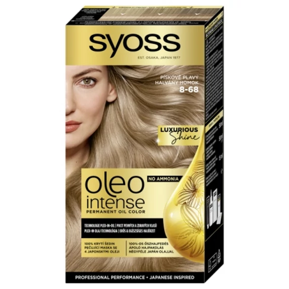 Syoss Oleo Intense tartós hajfesték 8-68 Halvány homok
