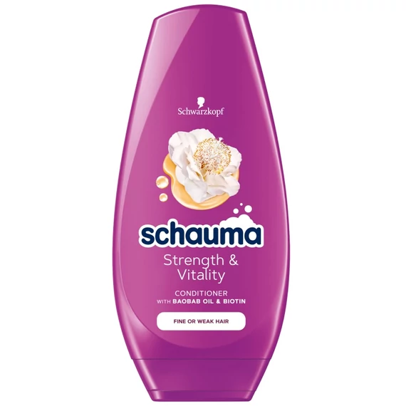Schauma Strength & Vitality hajöblítő balzsam 250 ml