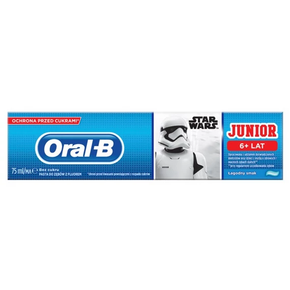 ORAL-B FOGKRÉM 75ML JUNIOR 6+ YEARS STAR WARS